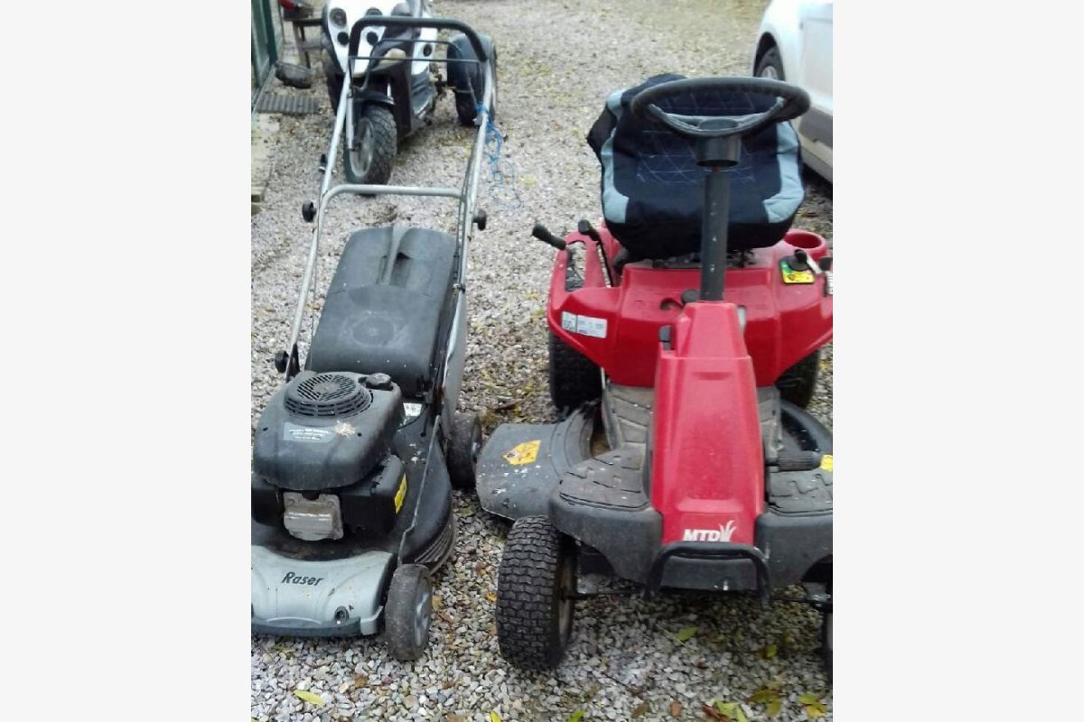 Photo 1 Lot tracteur tondeuse