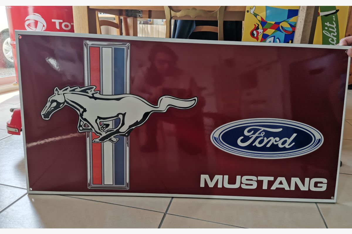 Photo 1 Plaque émaillée