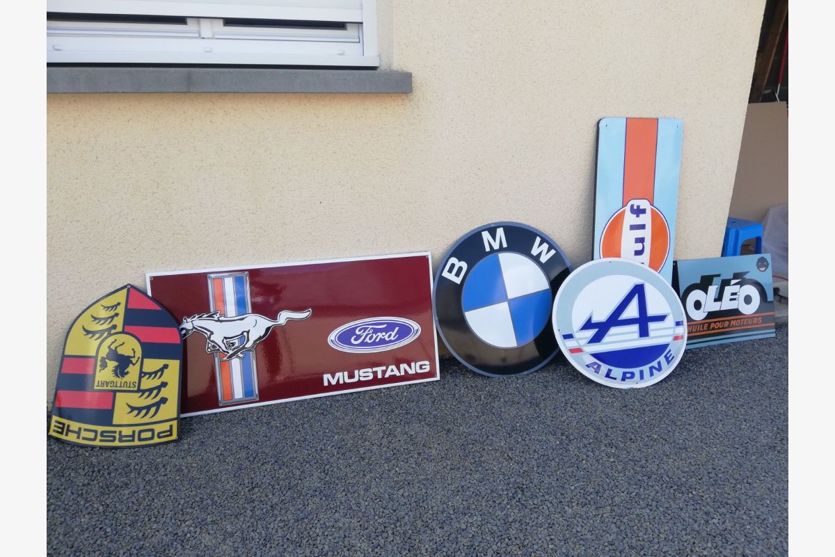 Photo 1 Belles plaques émaillées