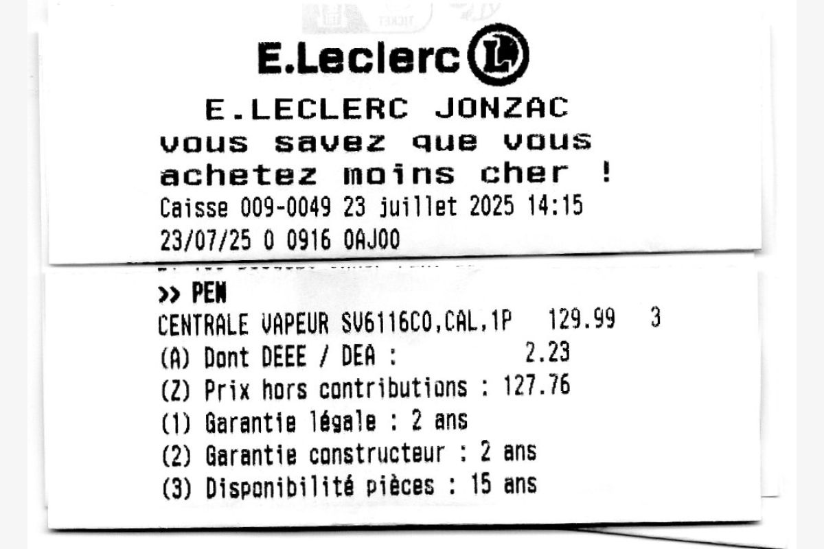 Photo 1 centrale vapeur calor