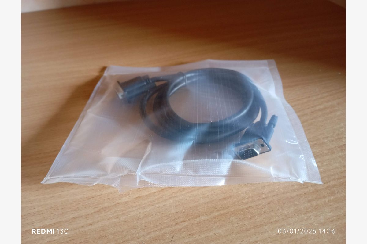 Photo 1 Câble svga standard mâle  mâle noir 