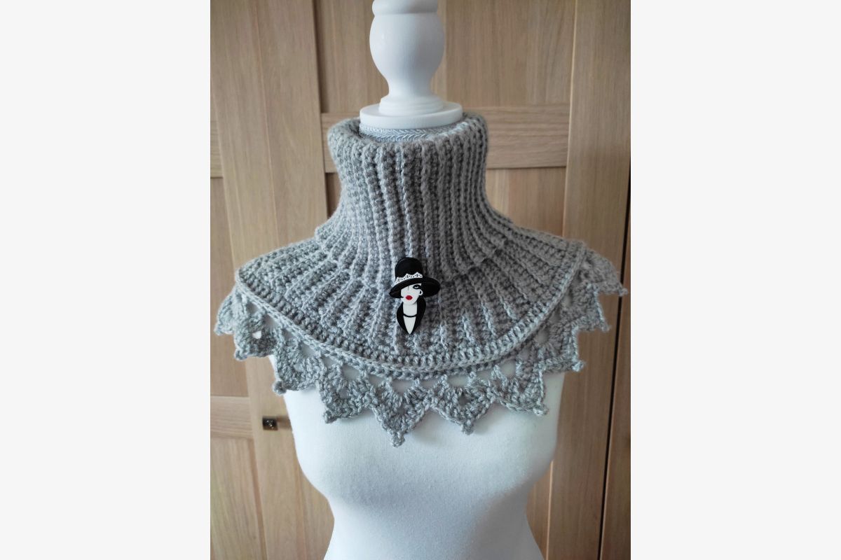 Photo 1 tour de cou rétro au crochet