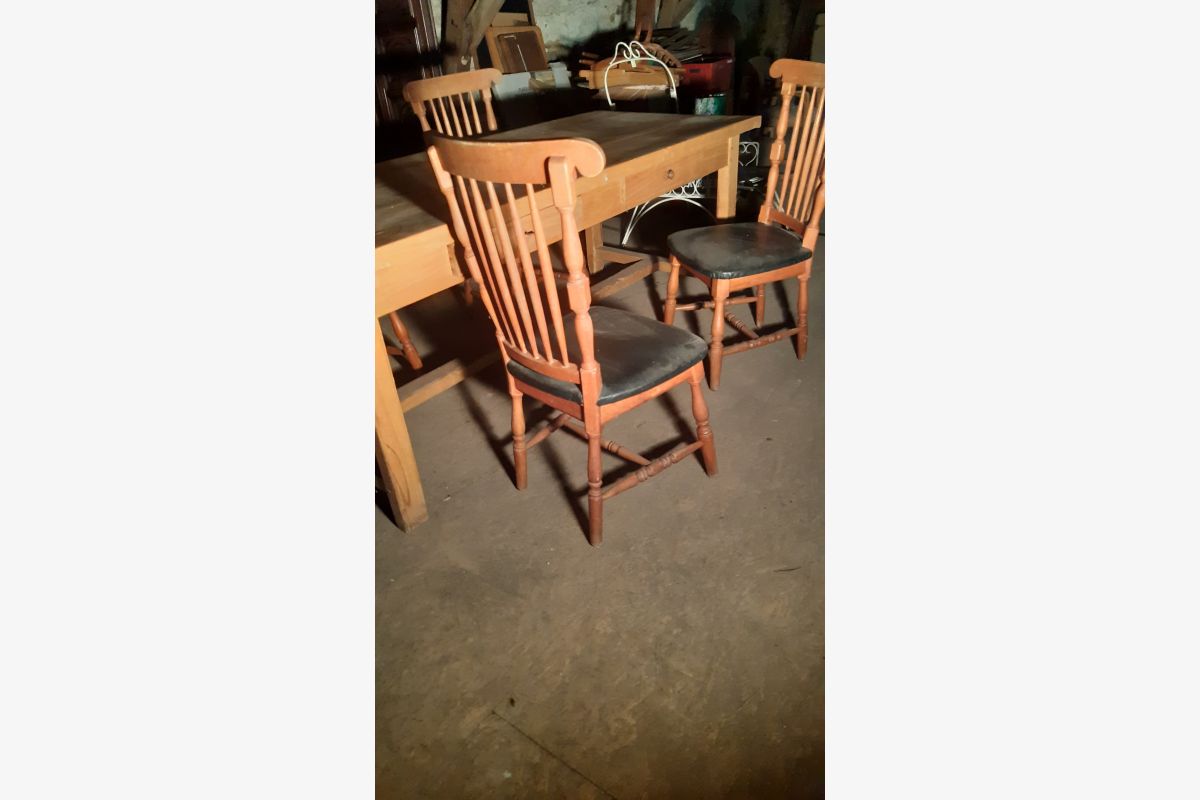 Photo 1 Vend table de ferme et chaises