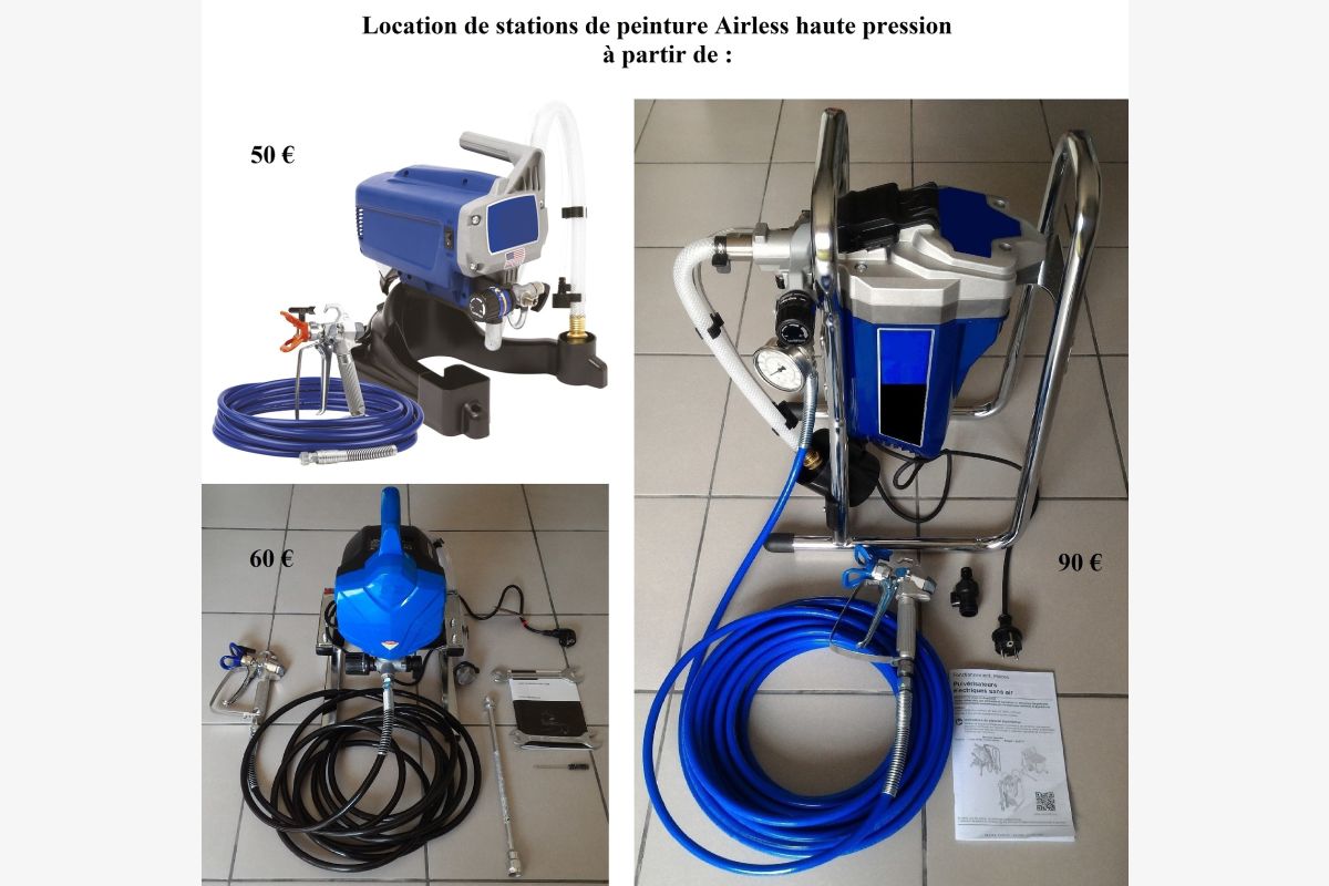 Photo 1 Location station de peinture airless haute pression