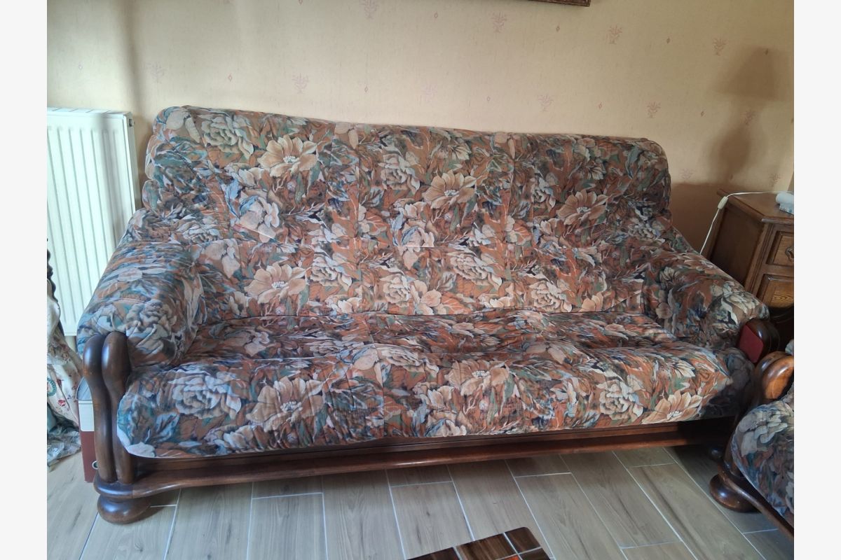 Photo 1 Canapé velours