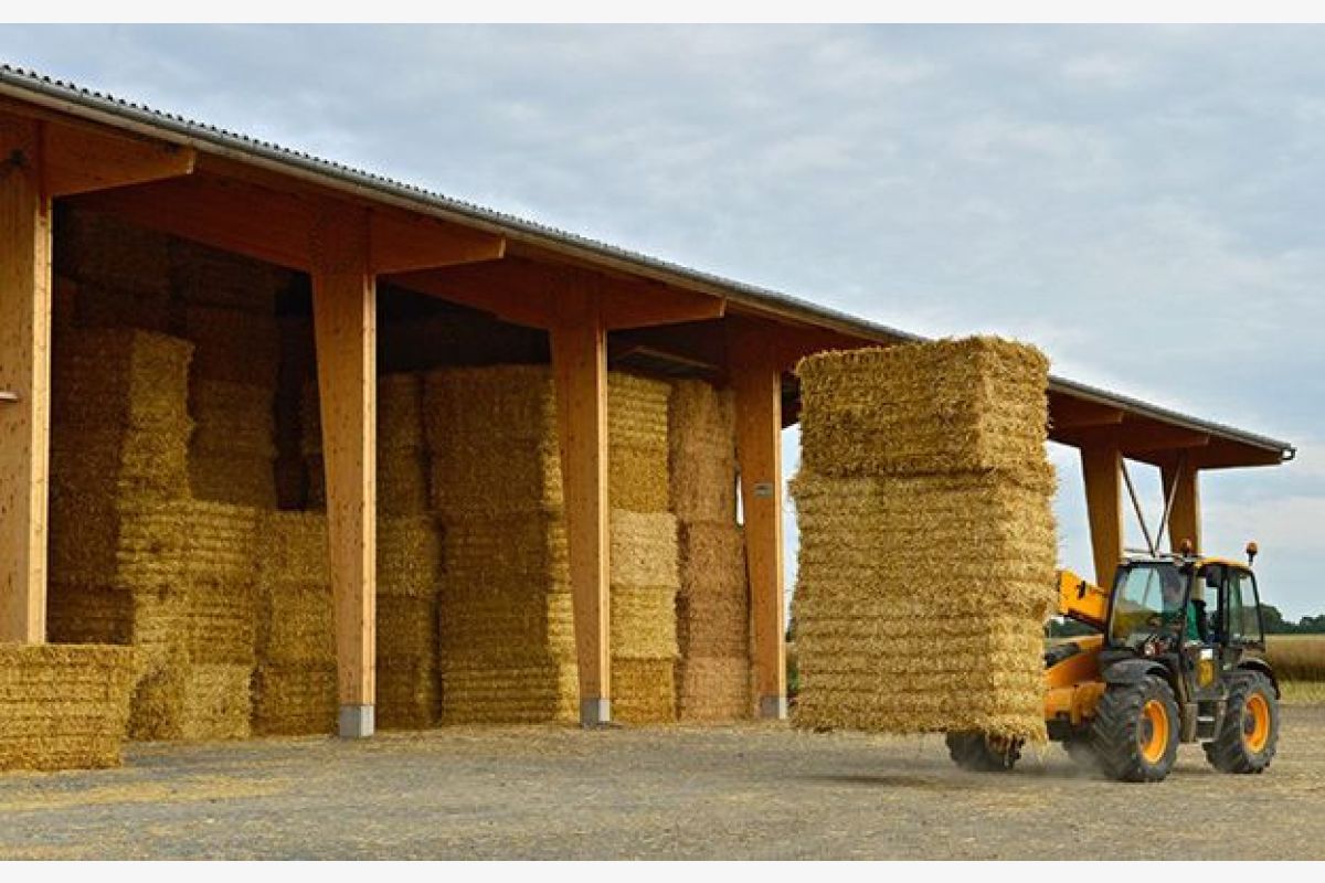 Photo 1 Paille broyée usine