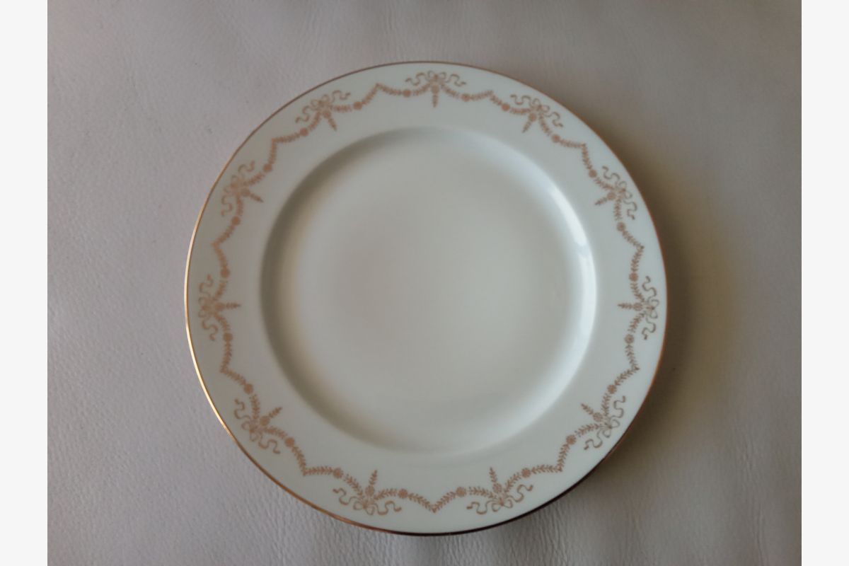 Photo 1 Vaisselle Limoges A.Vignaud 12 assiettes 
