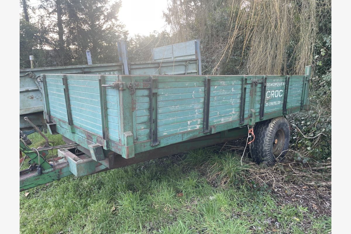 Photo 1 Remorque agricole Croc