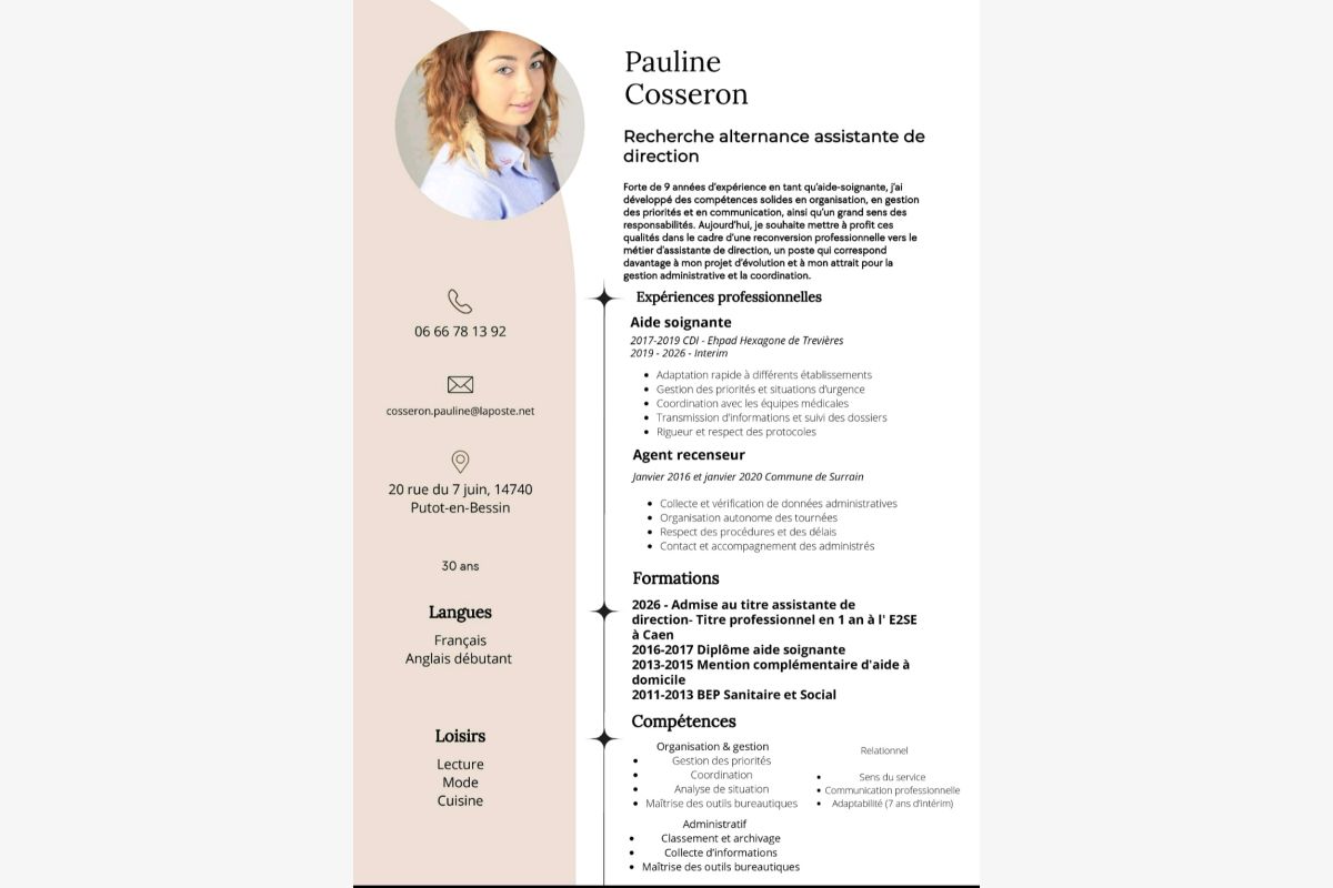 Photo 1 Recherche alternance assistante de direction 