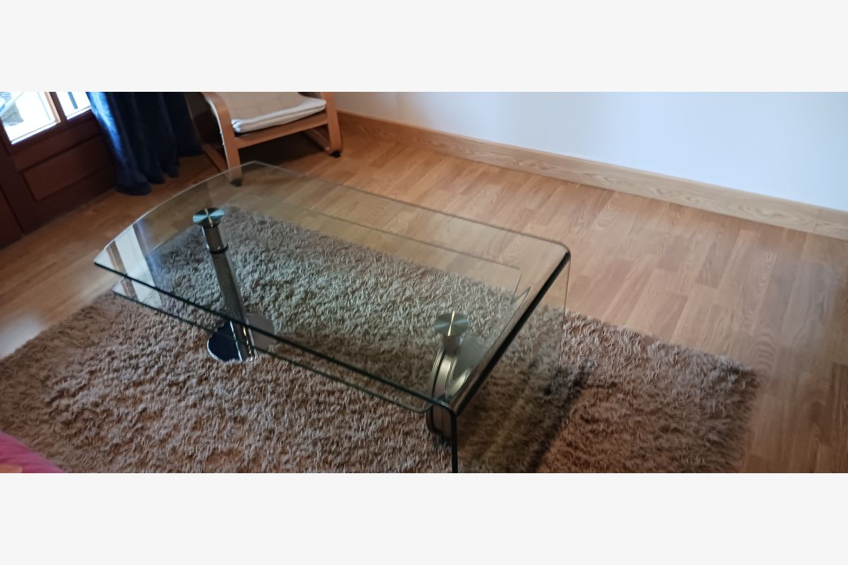 Photo 1 Table de salon en verre