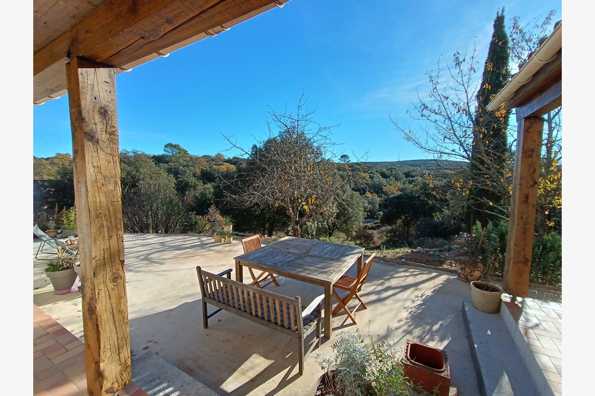 A moins de 20 mn de Montpellier, pour les amoureux du calme et de la nature, particulier vend villa de 149 m2 à La Boissière (34150) dans un cadre agréable avec vue imprenable (en limite de zone natur - 30240637_a7ba8fbcd6c4e6bcb6c9d55b5667aea6.jpg