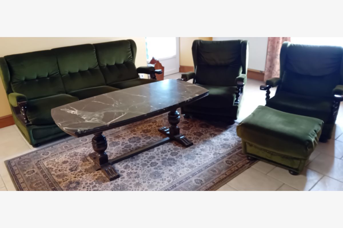 Photo 1 Salon 3 pièces plus table basse