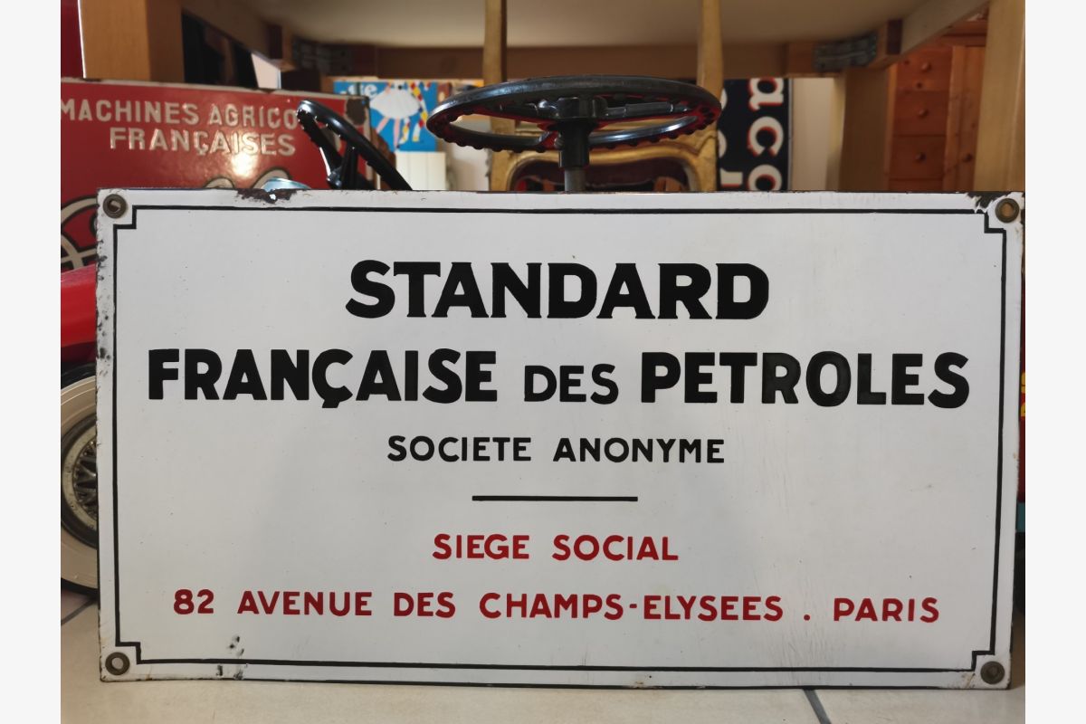 Photo 1 Plaque émaillée
