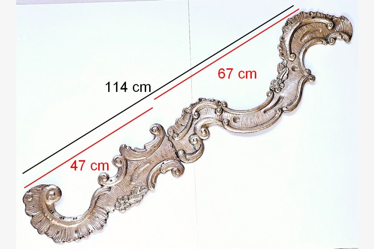 Rare décor de frise murale de style baroque - 18/19ème  - 30244955_e3d1a6d983f3e1d83a16cbf1e590ff09.jpg