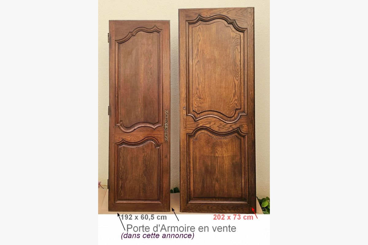 Porte d'armoire de style Louis XV en chêne - Début XXème - 30244956_05ac99d3897d1d8cf99d561945ca84f9.jpg