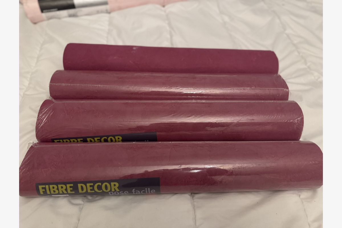 Photo 1 Lot rouleau papier peint lavable et intissable 