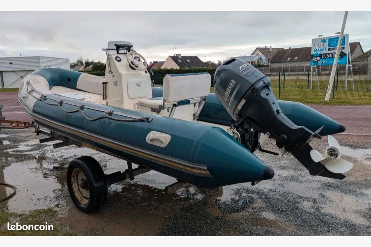 Photo 1 Vends Bombard Ribster 5m50 et Yam F70