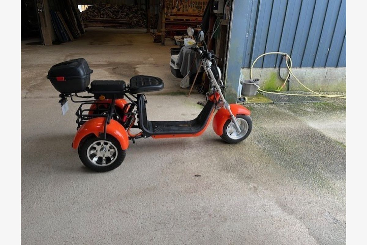 Photo 1 Scooter tricycle 2 places électrique 
