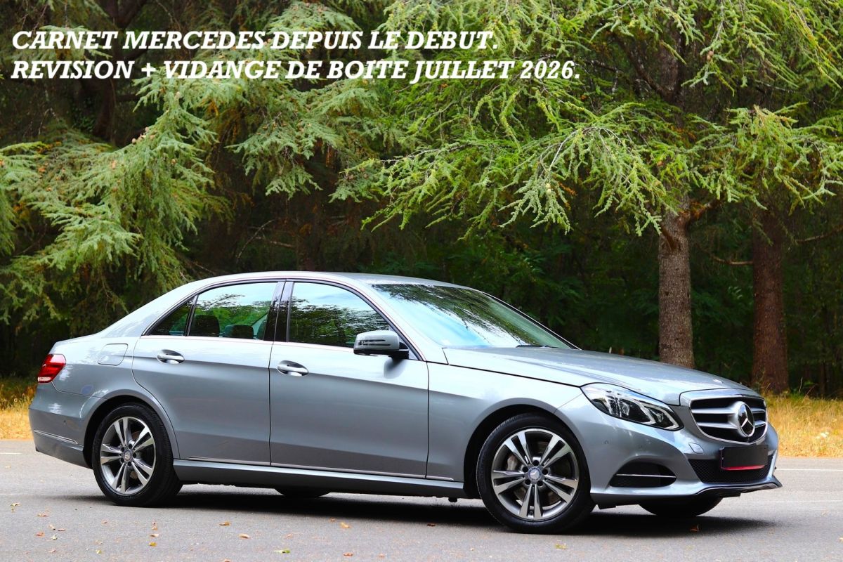 Photo 1 Superbe MERCEDES classe E 400 EXECUTIVE 3.0L V6 Bi-Turbo 333 cv, carnet Mercedes Complet / un seul propriétaire de 2014 à Juin 2026
