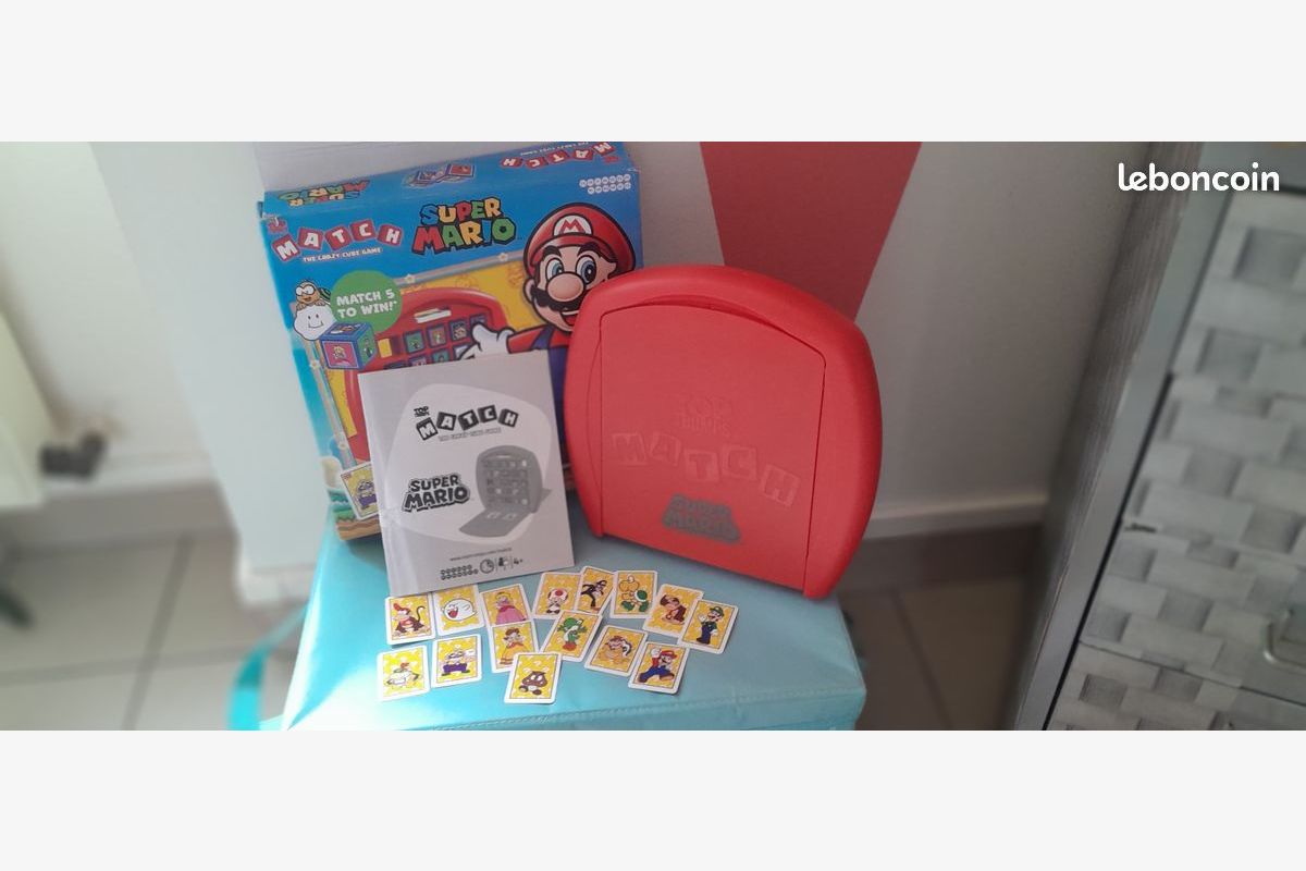 Jeu Match Cube Game Super Mario. état Neuf - 30252466_2078a1668575a25fe1679601caea144f.jpg