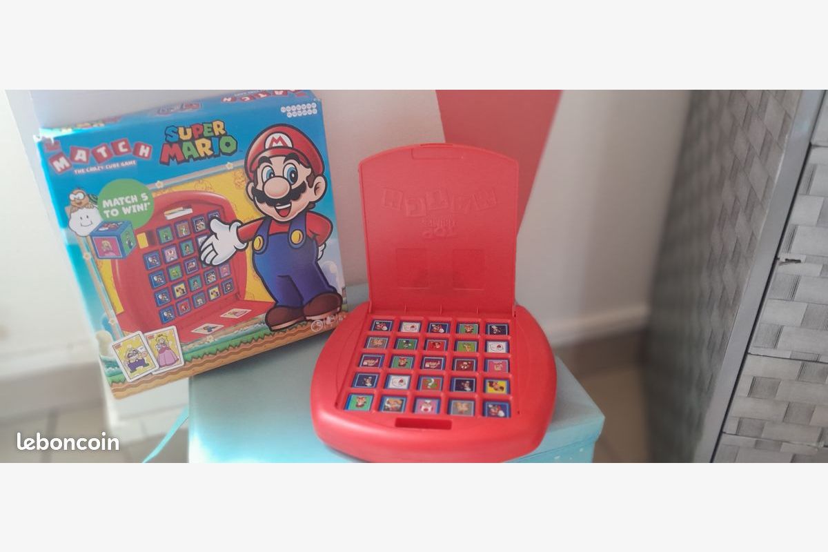 Photo 1 Jeu Match Cube Game Super Mario. état Neuf