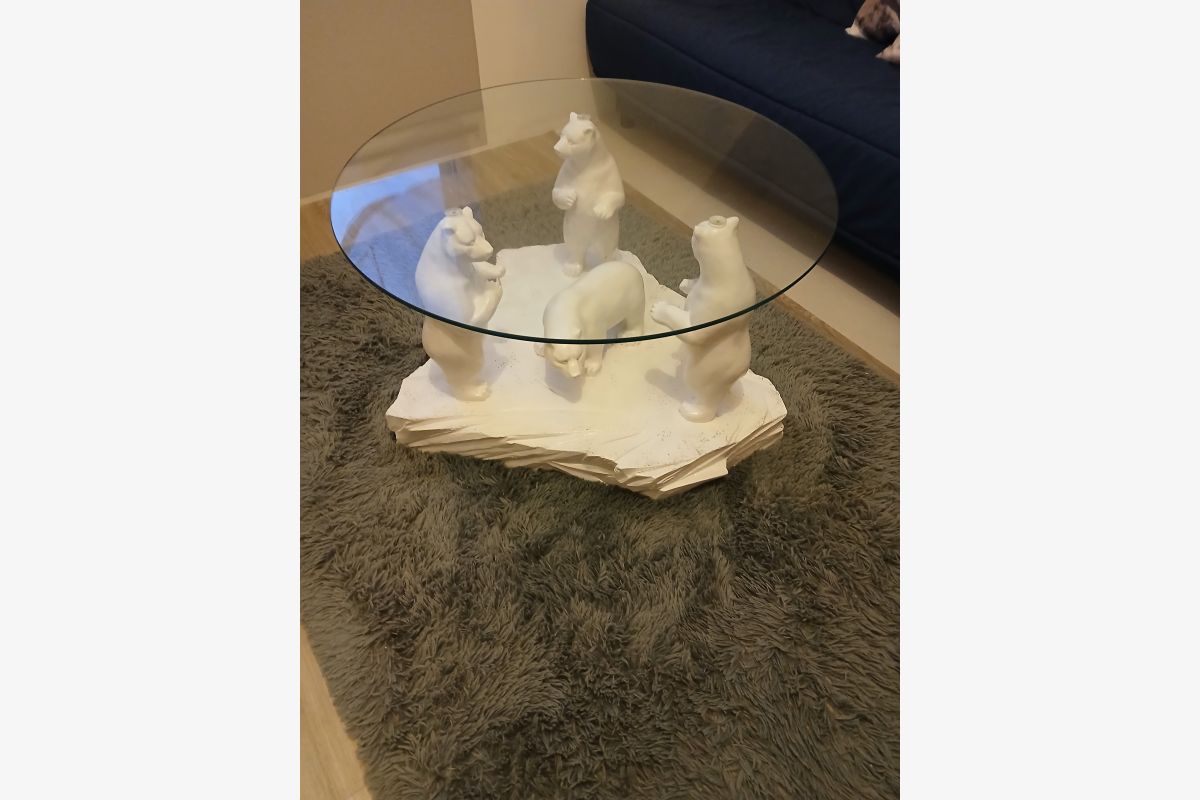 Photo 1 Table basse Ours polaire