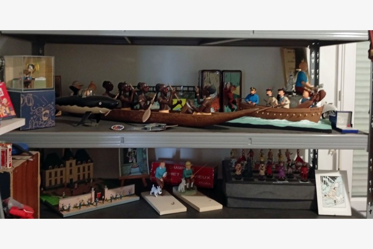 Photo 1 Collection de figurines de Tintin