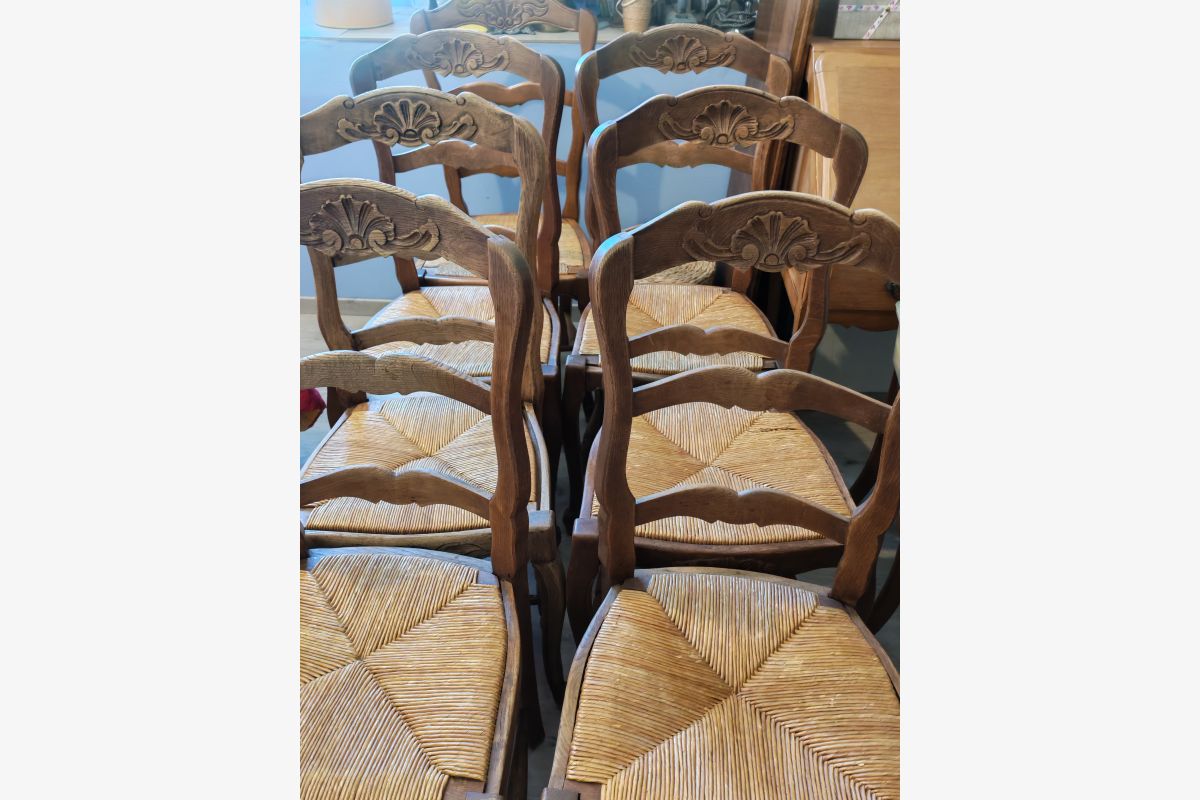Photo 1 Lot de 7 chaises