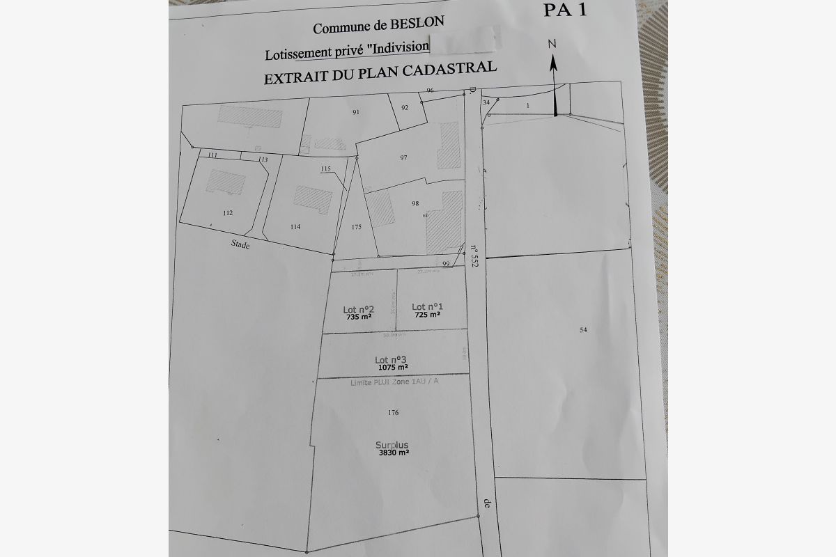 Photo 1 vends terrains constructibles