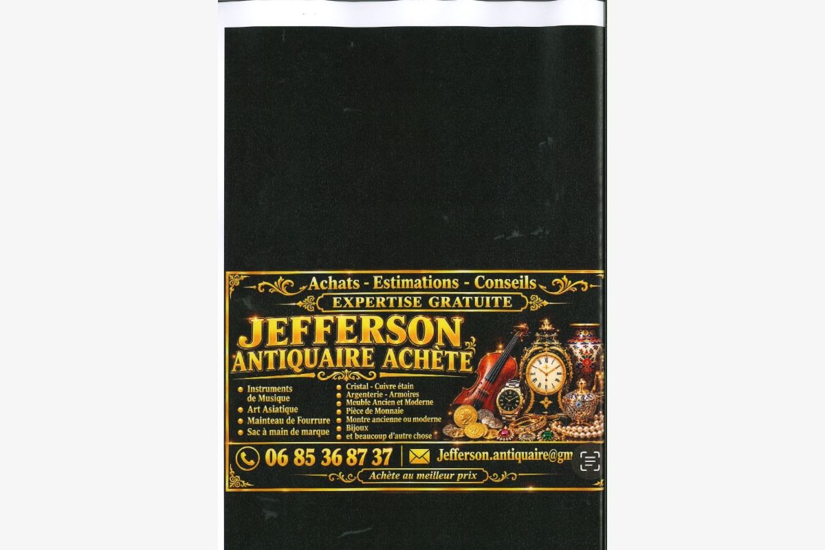 Photo 1 JEFFERSON ANTIQUAIRE - Tél. 06.85.36.87.37 