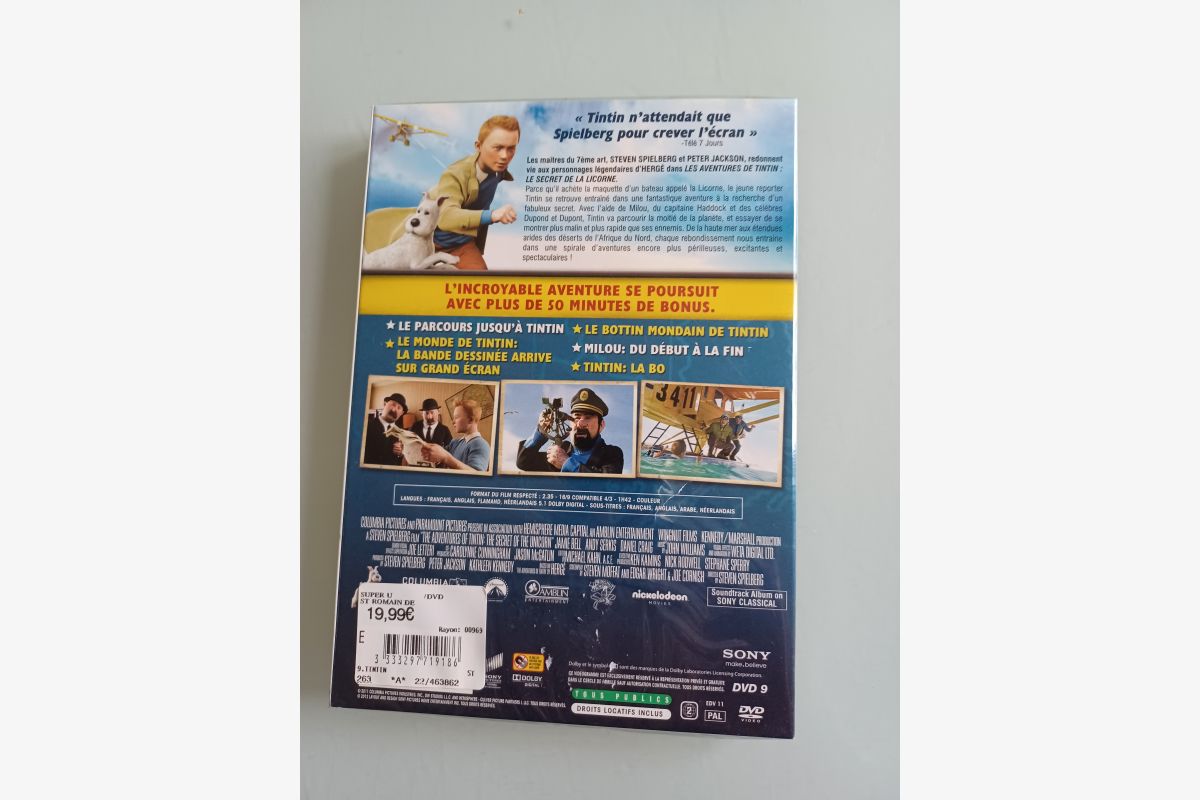 DVD Neuf : Les Aventures de Tintin - 30258898_b614467ae67946420b5c815d2b80518a.jpg