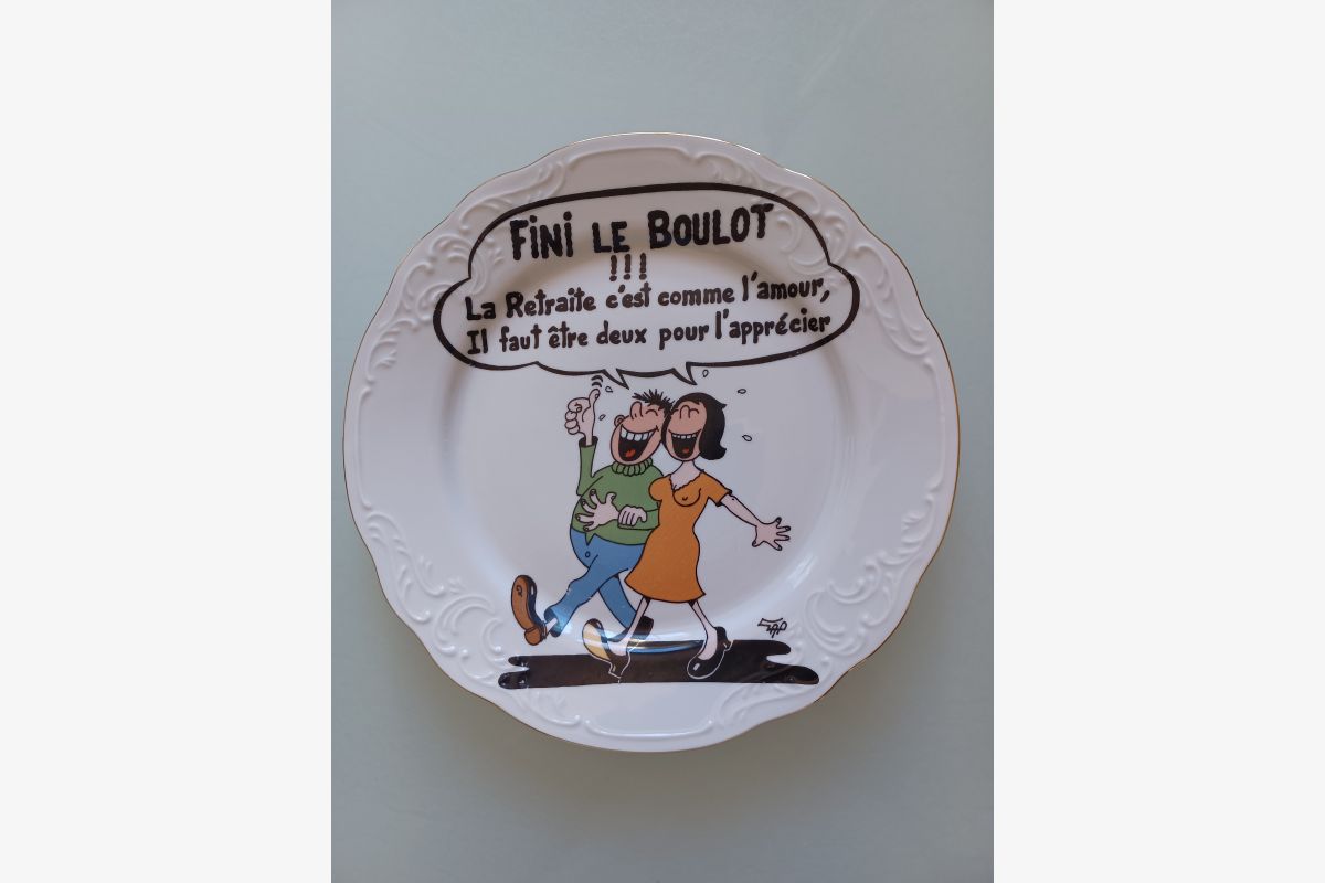 Photo 1 Assiette humoristique