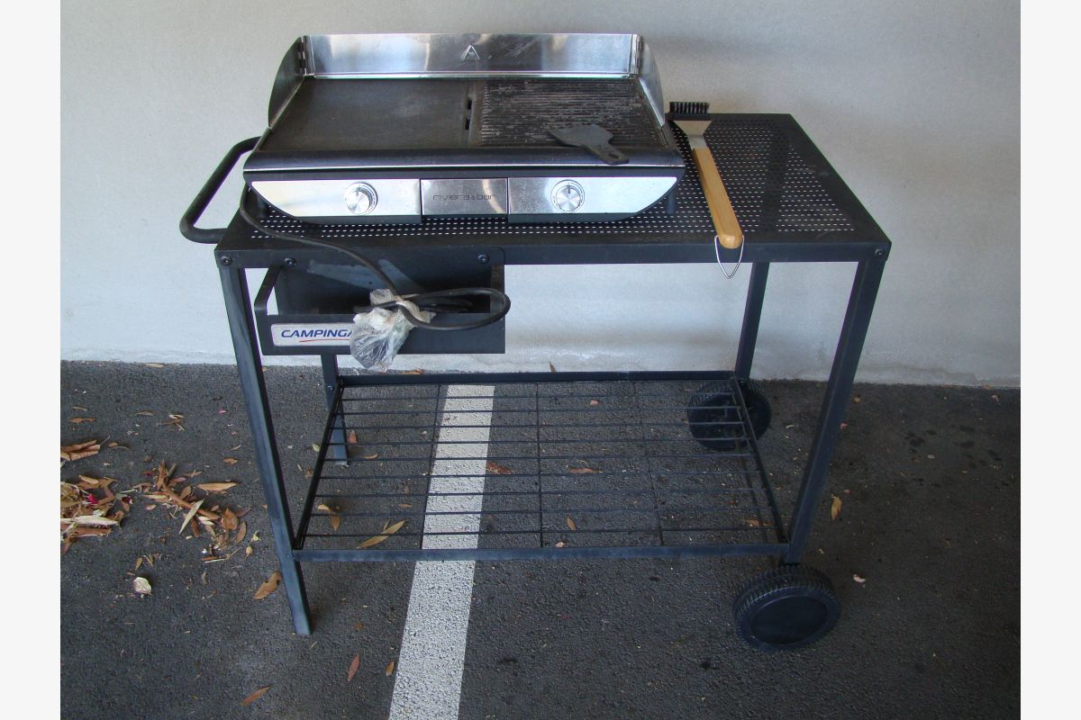 Photo 1 PLANCHA ELECTRIQUE ET TABLE ROULANTE