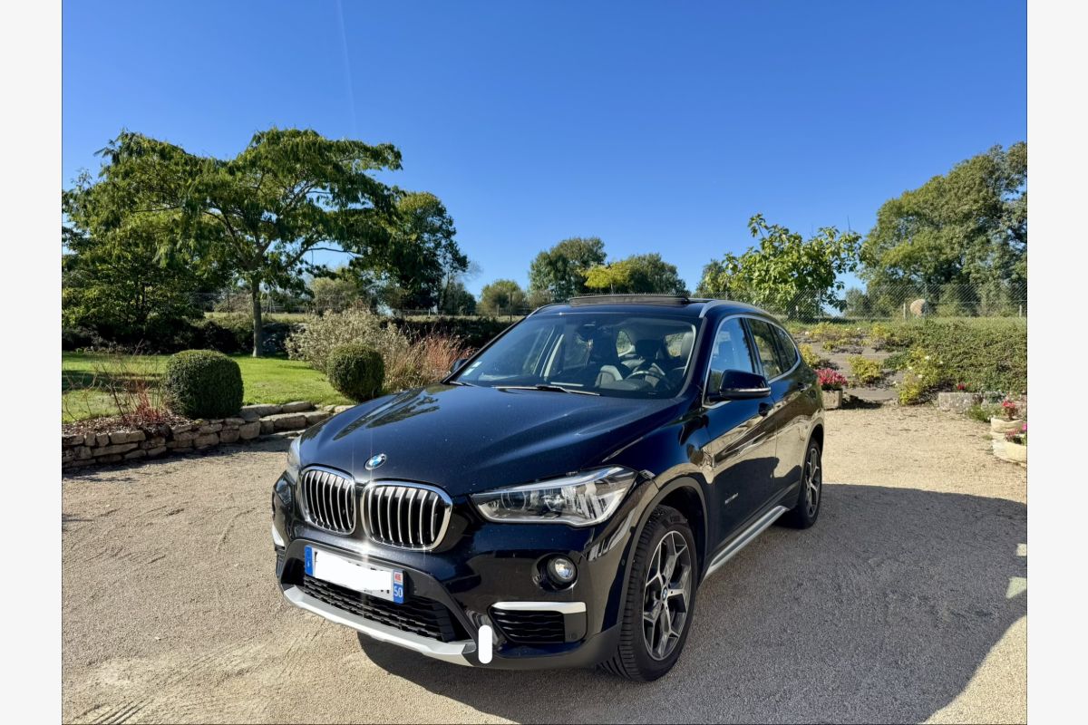 Photo 1  BMW X1 (F48) 18d xLine, 150 ch, boîte automatique Steptronic, 2017, 90 000 km.