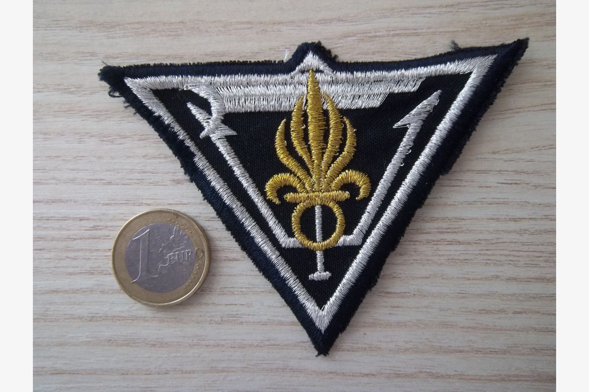 Photo 1 écusson légion 3éme compagnie 2° rgt. étranger parachutiste militaire