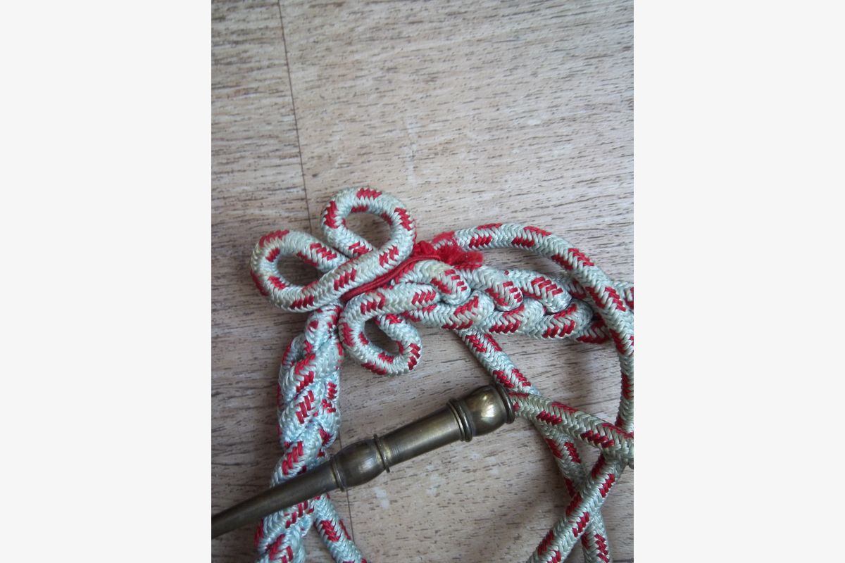  fourragère décoration collective équipement militaire insigne vintage collection - 30261425_b0fd21b99dc75d0ea0aa070de20a00b3.jpg