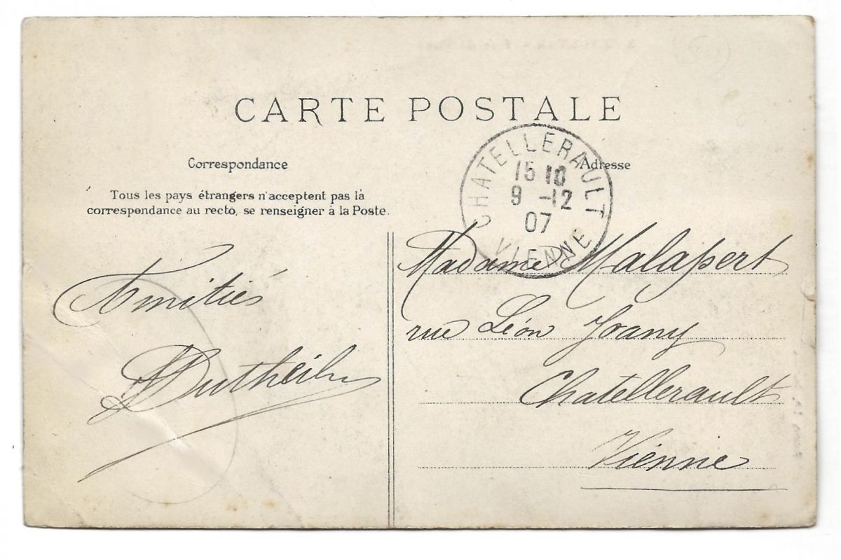 Carte postale ancienne - 1907 - Carte postale anci - 7643_1.jpg